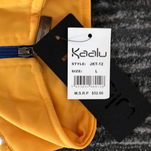 Blue, yellow & white kaalu jacket - Picture 3 of 3